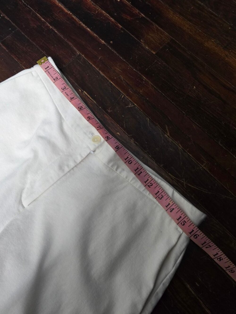 Eileen Fisher White Straight Leg Organic Cotton Pant Large Minimalist - Picture 8 of 12